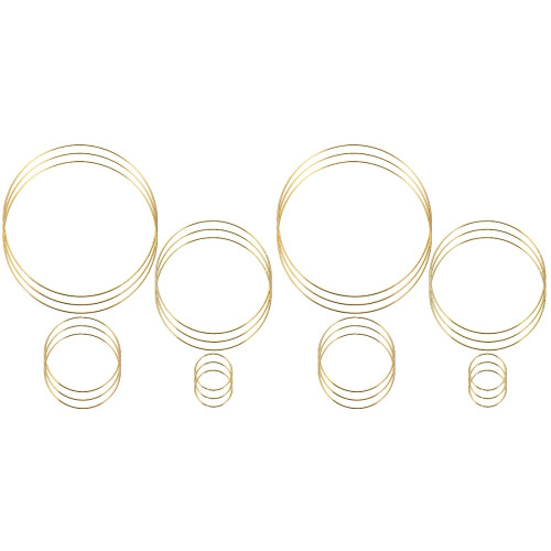 6 Sets Dream Catcher Materials Iron Rings DIY Crafts 1