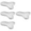 4pcs Irregular Ceramic Jewelry Display Tray Storage 9