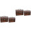 4 Pcs Wooden Storage Cases Retro Chests 4