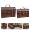 4 Pcs Wooden Storage Cases Retro Chests 8