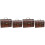 4 Pcs Wooden Storage Cases Retro Chests 2