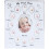 2 Pcs Baby 12 Months Photo Frame Growth Record Display White 1