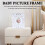 2 Pcs Baby 12 Months Photo Frame Growth Record Display White 4