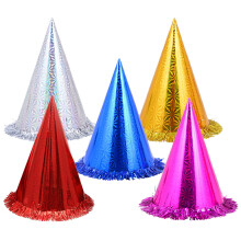 30 Pcs Birthday Party Cone Hats for Kids