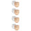 8 Pcs Tulip Glass Tea Light Candle Holders 10