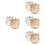8 Pcs Tulip Glass Tea Light Candle Holders 8