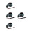 4pcs Small Cremation Urn for Human and Pet Ashes Ceramic Keepsake 6