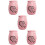 5pcs Stainless Steel Sealed Ashes Storage Container Keepsake Urn 8
