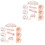 2 Sets Birthday Party Crown Sash Balloons Cake Decor 3