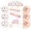 2 Sets Birthday Party Crown Sash Balloons Cake Decor 1