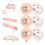2 Sets Birthday Party Crown Sash Balloons Cake Decor 11