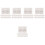 75 Pcs Nail Color Cards False Nail Tips Display for Salon 6
