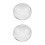 2pcs Clear Glass Fish Bowl Planter for Hydroponic Plants 10