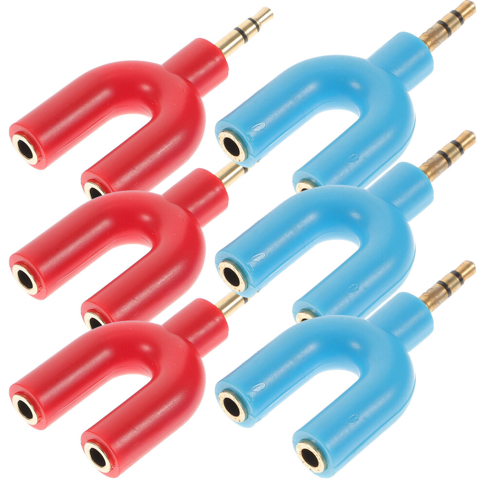18 Pcs U Shape 3.5Mm Headphone Adapter Y Splitter 1 To 2 3182940296013