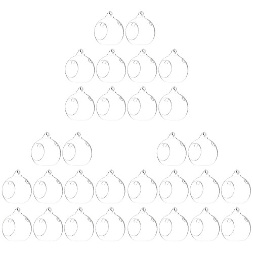 30 Pcs Hanging Glass Candle Holder Tea Light Stand 1
