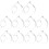 30 Pcs Hanging Glass Candle Holder Tea Light Stand 1