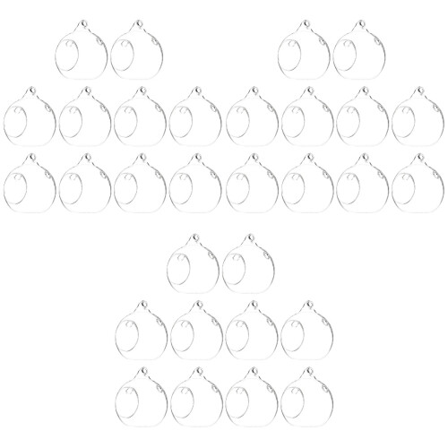 30 Pcs Hanging Glass Candle Holder Tea Light Stand 2