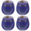4pcs Ceramic Pet Urn for Dog Cat Ashes Keepsake 7