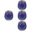 4pcs Ceramic Pet Urn for Dog Cat Ashes Keepsake 8