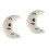 2pcs Light Up Moon Shaped Plush Pillow Glow Toy 6