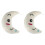 2pcs Light Up Moon Shaped Plush Pillow Glow Toy 4