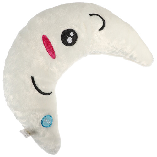 2pcs Light Up Moon Shaped Plush Pillow Glow Toy 1