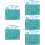 5 Sets Doll School Supplies Mini Ruler Mat Learning Prop 11