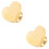 2pcs Wax Sealing Stamp Head Brass Replacement 6