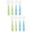 8 Pcs Baby Utensils Set Bendable Spoon Fork 7