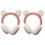 2pcs Bear Earmuff Winter Warm Furry Ear Warmer 2