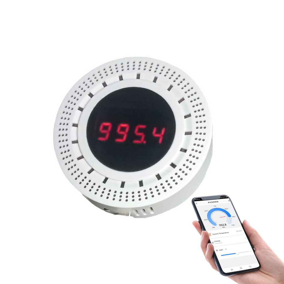 Zigbee Smart Atmospheric Sensor: Temp & Humidity Detection Tuya App 4391346777524
