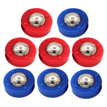 Shuffleboard Accessories Kit 8pcs Mini Balls and Sliding Beads Replacement for Shuffleboard Game Play