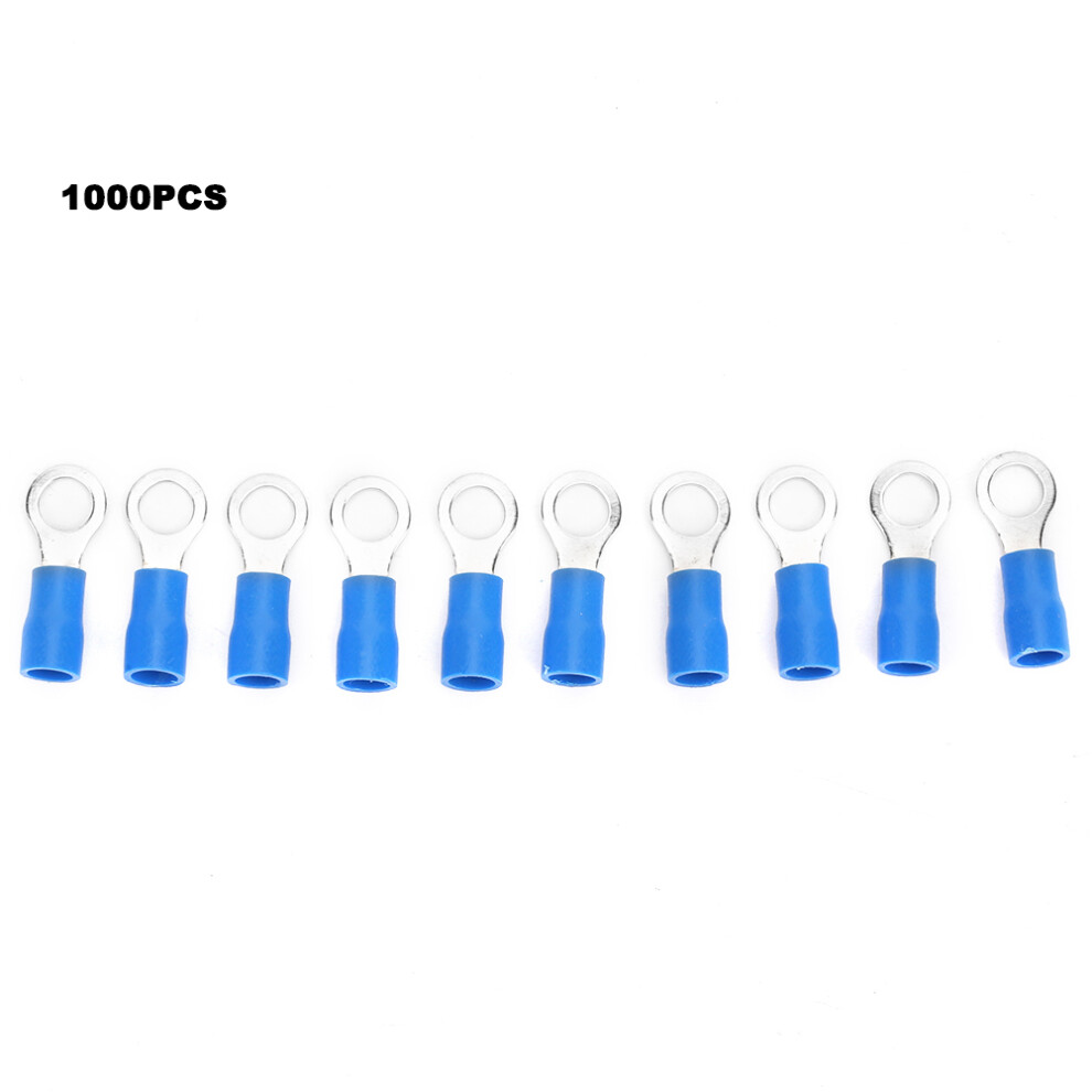 1000Pcs Cold Pressed O Type RV2-5 Brass Insulated
