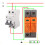 2P 40kA DC Surge Protector PC Housing 1000VDC Voltage Safety Level 4