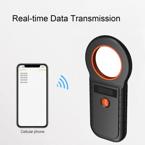 Bluetooth Animal Tag Reader 134.2KHz 125KHz, 128 Records 2