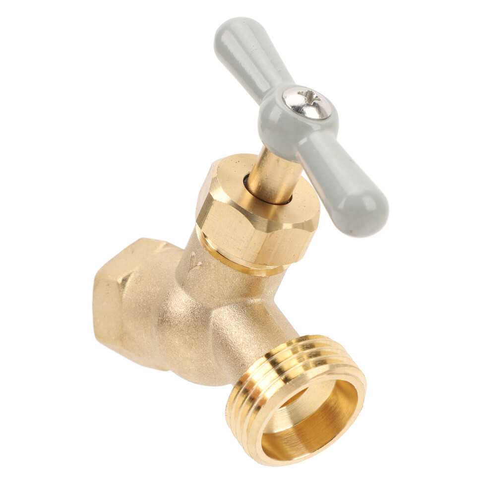 Brass Hose Bibb G1/2In Female X G3/4In Male Thread Water Outlet 8721346777860
