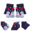 3 Pairs Kids Windproof Warm Half-Finger Gloves 10