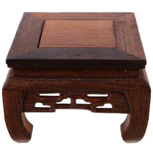 2pcs Wooden Square Shelf Stand for Tank Vase Display Plant Base