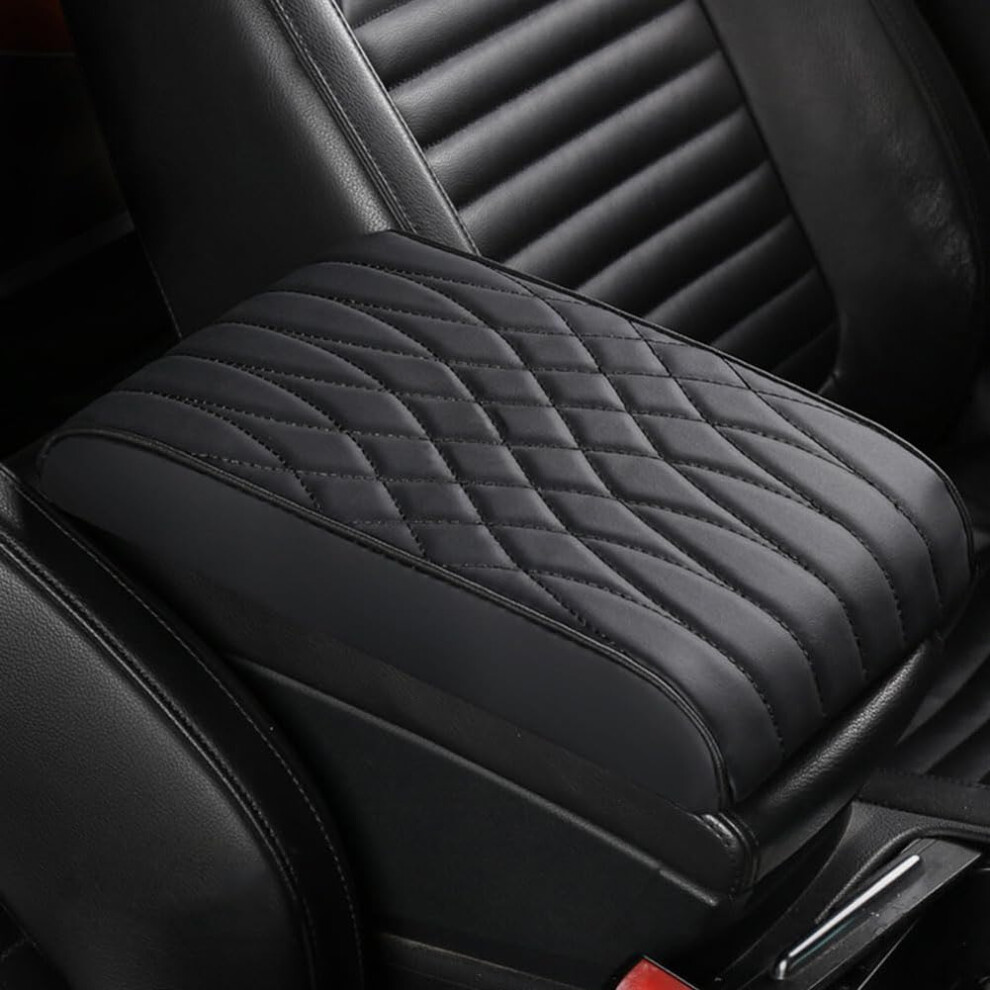 Car Armrest Box Pad For Dacia Duster Sandero 3 Sandero Stepway Bigster Leather Center Console Cover Black 9016109683175