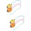 4 Pcs 6-Hole Ceramic Ocarina Ladybird Shaped Wind Instrument 7