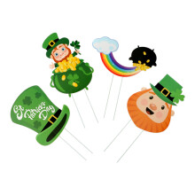 8 Pcs St. Patrick's Day Yard Stake Signs Outdoor Lawn Deer
