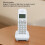 Cordless Phone 1.6" LCD, 40 Number Storage, Call Forwarding, EU Plug 14