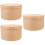 3 Sets Round Kraft Paper Box Cookie Cake Cupcake Container 6