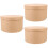 3 Sets Round Kraft Paper Box Cookie Cake Cupcake Container 5