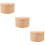 3 Sets Round Kraft Paper Box Cookie Cake Cupcake Container 8