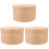 3 Sets Round Kraft Paper Box Cookie Cake Cupcake Container 2