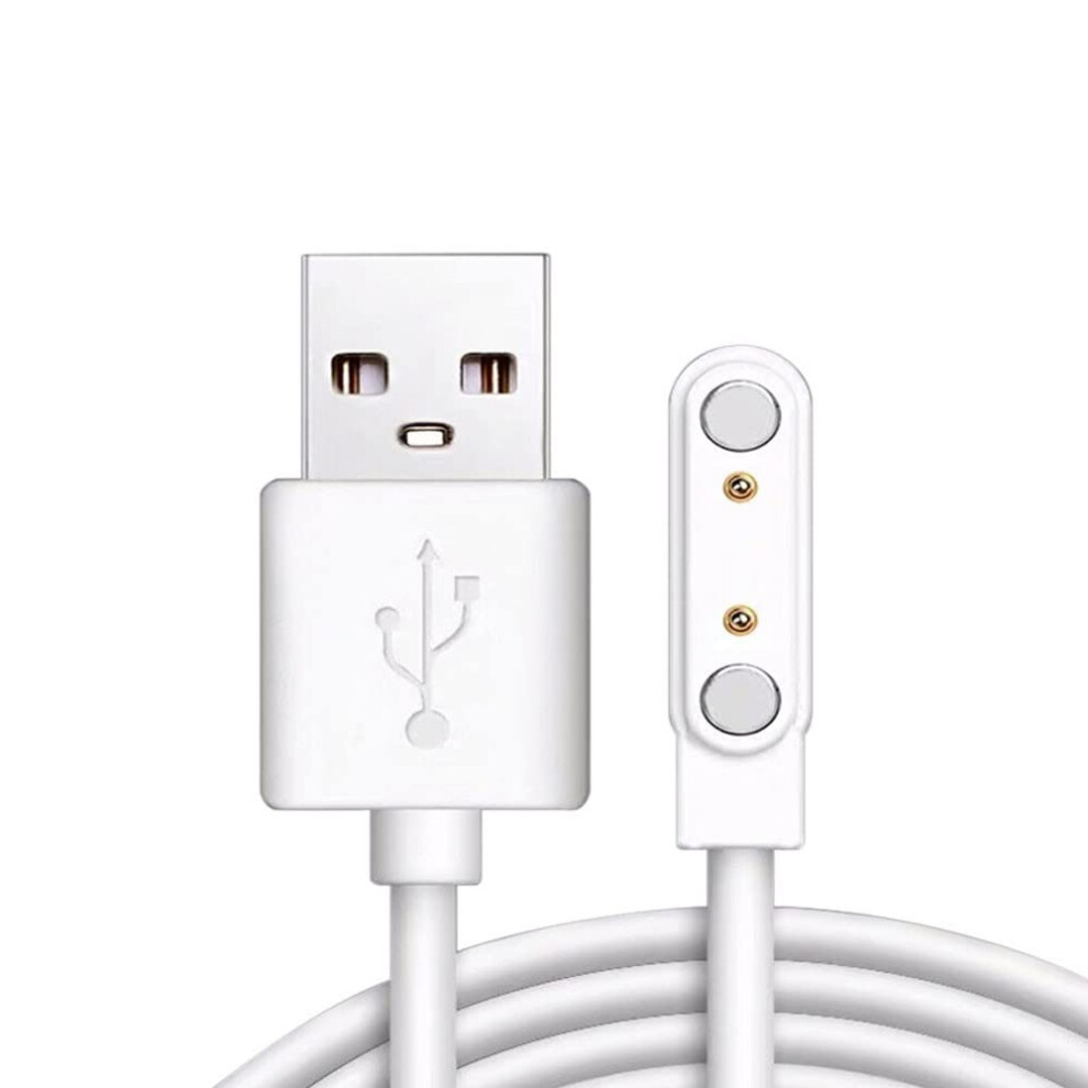 2/4 Pin Magnetic Charging Cable For Smart Watch, Usb Charger Cord 7.62Mm Spacing, Replacement Data Cable, Durable And Compatible 6038364165145