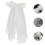 Pearl Hair Clip Wedding Veil with Bow Accessory 5