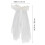 Pearl Hair Clip Wedding Veil with Bow Accessory 3