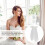 Pearl Hair Clip Wedding Veil with Bow Accessory 11
